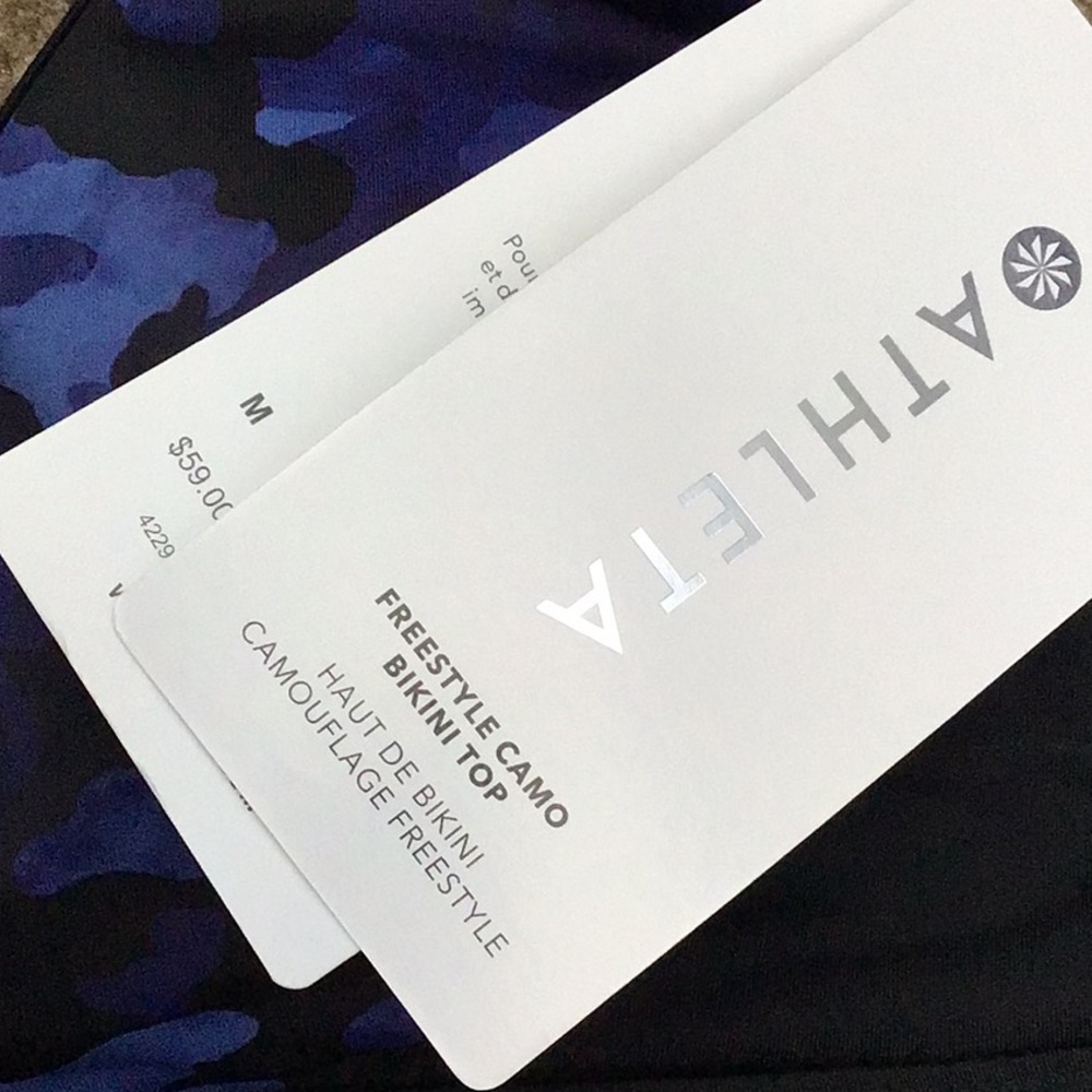 Athleta Freestyle Camo Bikini Top - Picture 5 of 7